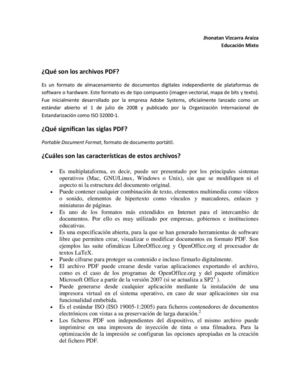 ¿Qué son los archivos PDF?