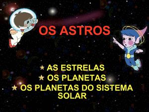 Os astros e o sistema solar