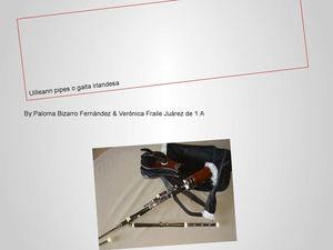 Presentación de la gaita de Irlanda o uillean pipes