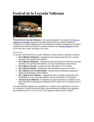 Festival de la Leyenda Vallenata