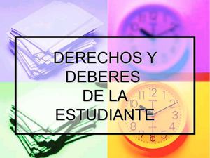 derechos y deberes de las estudiantes y maestros