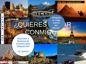 ¿QUIERES VIAJAR CONMIGO? de viajar hoy
