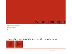 Nanotecnología