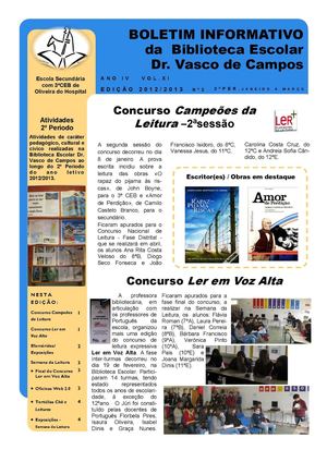 Boletim BE ESOH 2ºP 2012-2013