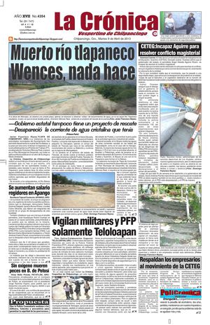 La Crónica 9 de abril 2013