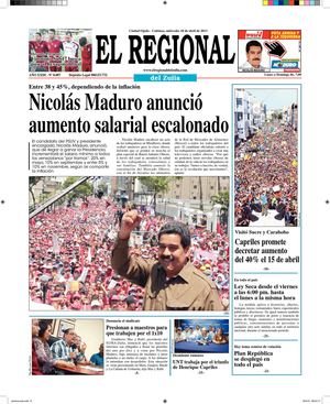 El Regional del Zulia 10-04-2013