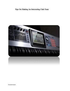 How To Make A Club Song