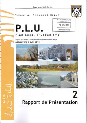 Rapport de présentation du Plan Local d'Urbanisme de la commune de Beaumont-Hague
