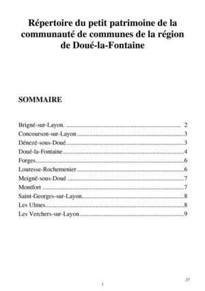 Répertoire du petit patrimoine