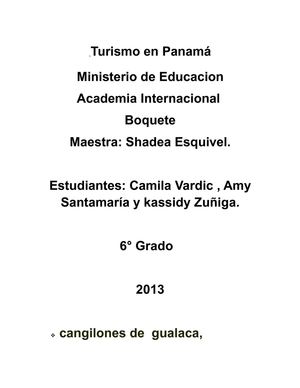 lugares turisticos de Panamá