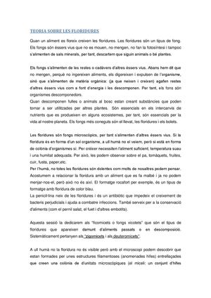 Teoria sobre les floridures