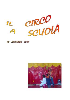 IL CIRCO A SCUOLA