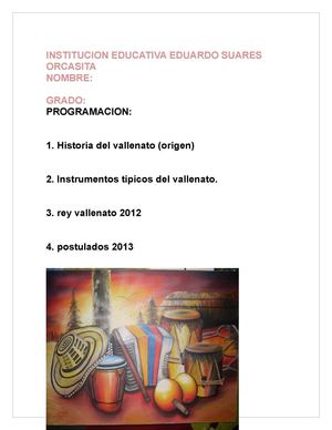 EL FESTIVAL VALLENTO