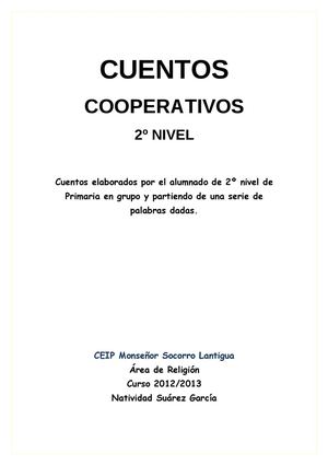 CUENTOS DE SEGUNDO NIVEL