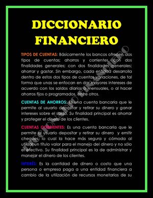 Diccionario Financiero 2