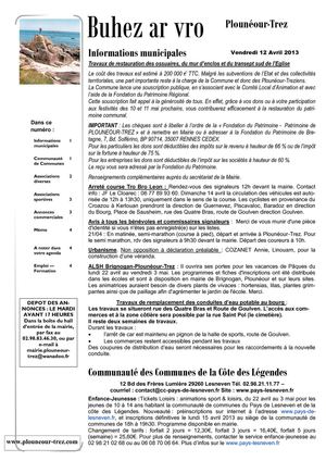 BIM du 12 avril 2013