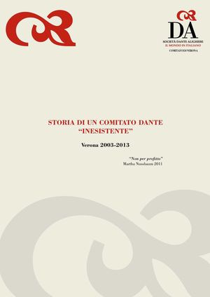 VERONA: Storia di un Comitato Dante “inesistente” 2003/2013