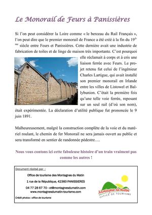 Le Monorail de Panissières