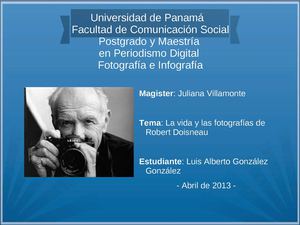 Robert Doisneau, el pescador de imágenes