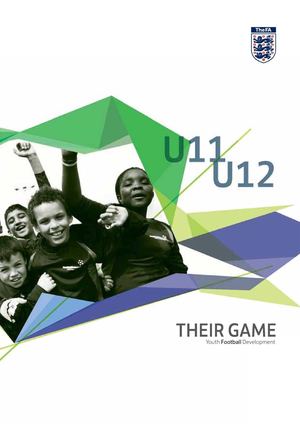 FA Youth Development Review - U11 and U12 Booklet