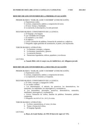 PRUEBA DE NIVEL 1º E.S.O.