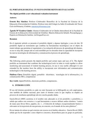 PORTAFOLIO DIGITAL UN NUEVO INTRUMENTO DE EVALUACION