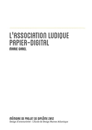 L'association ludique papier-digital
