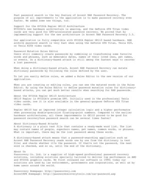 Accent RAR Password Recovery 2.3: More Functions, More Features