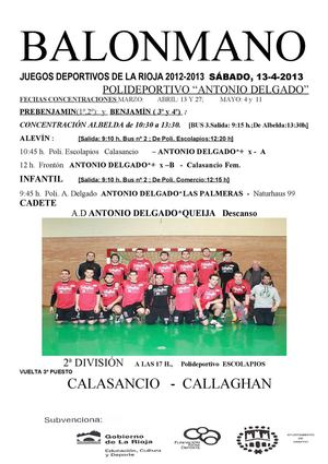 BALONMANO 13-4-13