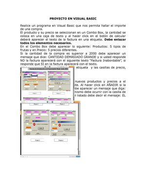 Proyecto Visual Basic
