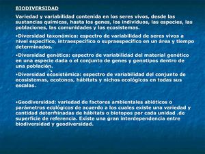 Biodiversidad