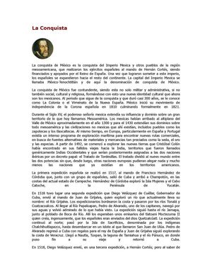 La Conquista...prueba...