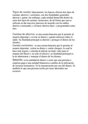 tipos de cuenta