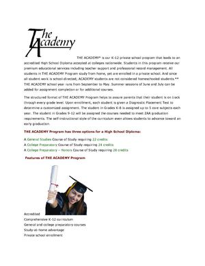 Zion Academy high school diploma online