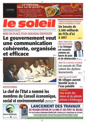 Edition du 13-14 Avril 2013