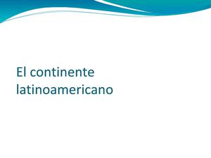 EL RELIEVE ANTIGUO DE AMÉRICA LATINA