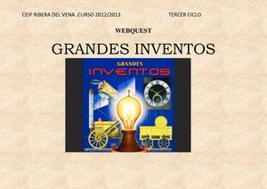 WEBQUEST LOS INVENTOS