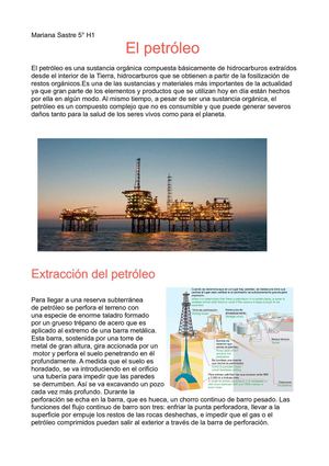 El petróleo