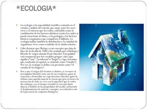 Introduccion a la ecologia