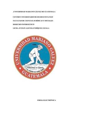 FIRMA ELECTRONICA EN GUATEMALA