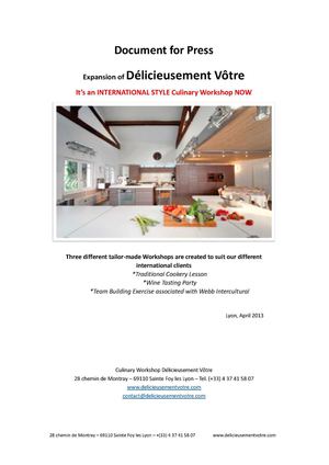 Current News of Délicieusement Vôtre