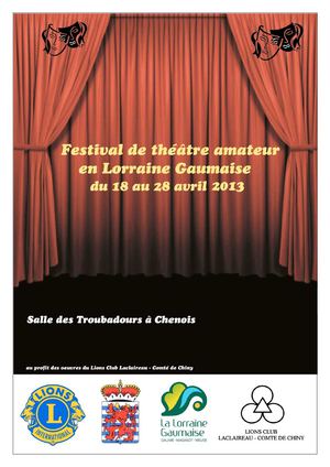 Festival de Théâtre amateur en Lorraine Gaumaise