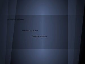 La maldición del bronce