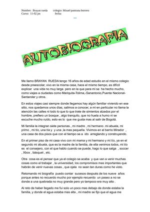 MI AUTOBIOGRAFIA