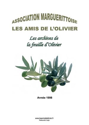 Archives "Feuille de l'Olivier" - Année 1998