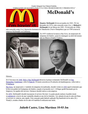 Mc Donalds 