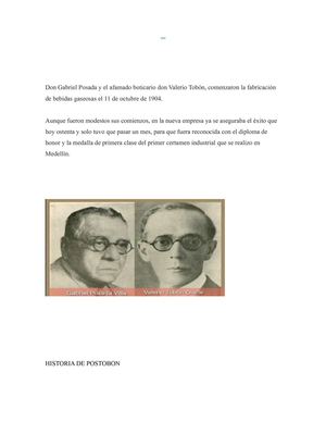 Don Gabriel Posada y el afamado boticario don Valerio Tobón