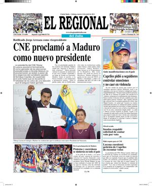 El Regional del Zulia 16-04-2013