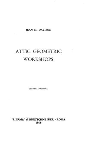 Attic Geometric Workshop