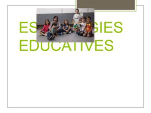 ESTRATÈGIES EDUCATIVES PEL QUE FA A L'AUTISME